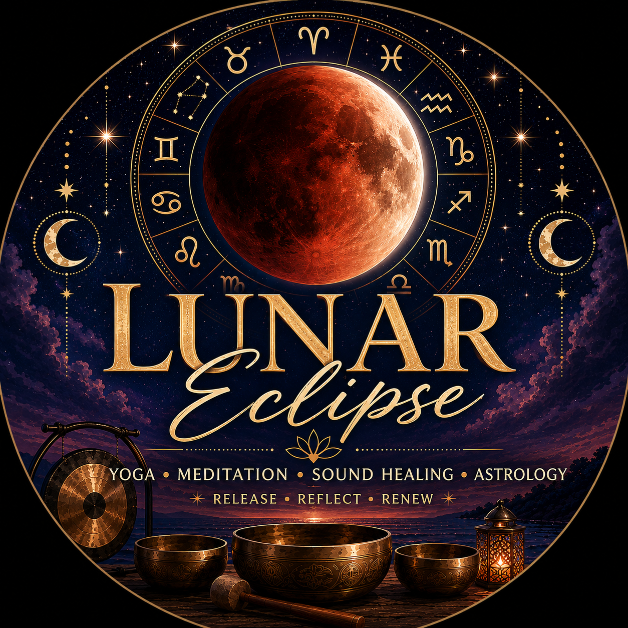 Lunar Eclipse, Astrology, Yoga & Sound Healing