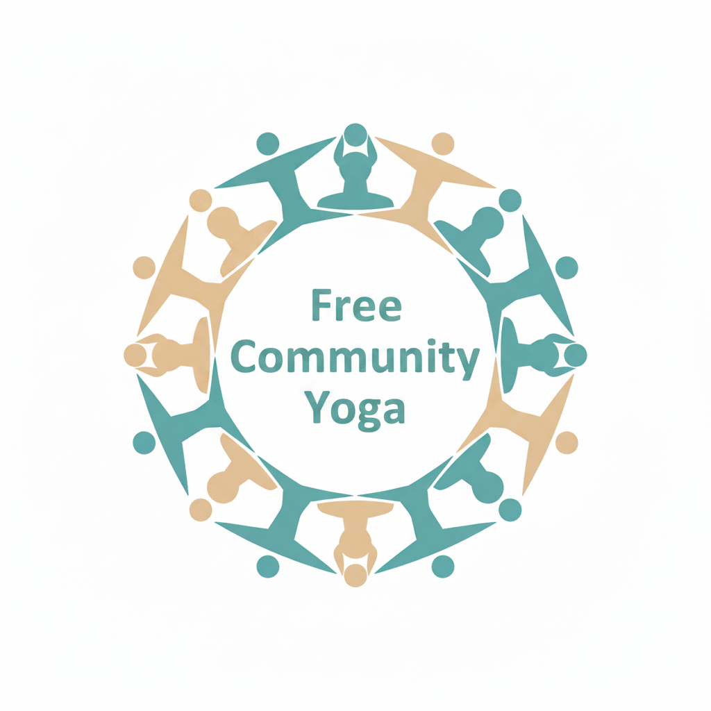 Free Community Yoga Class - Large Text