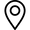 map pin location icon for yoga studio direction or map marker